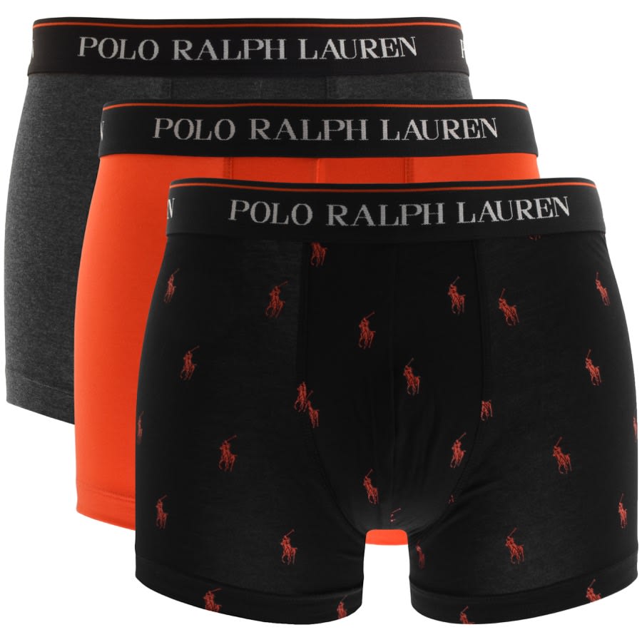 Alternative Image for ProductRalph Lauren Underwear 3 Pack Boxer Trunks Orange1